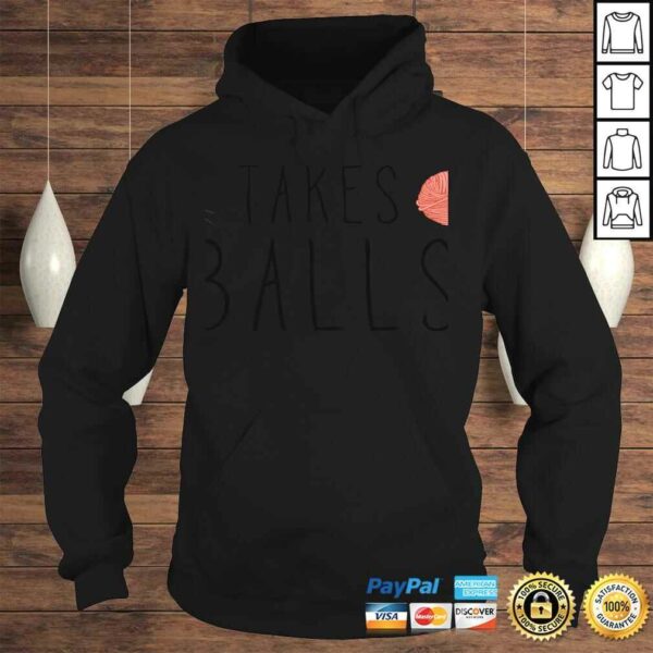 Official Knitting Shirt – Knitting Takes Balls Tee Shirt