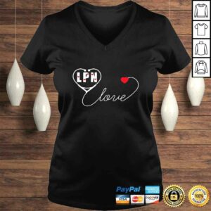 Official LPN Licensed Practical Nurse Stethoscope Valentines Day TShirt 1 Official LPN Licensed Practical Nurse Stethoscope Valentines Day TShirt 2