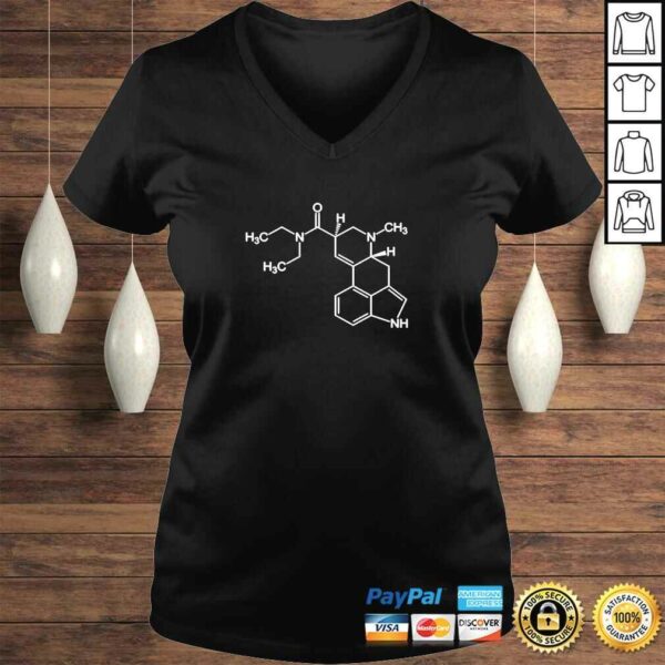 Official LSD Molecule Costume Shirt – White Design Tee Shirt