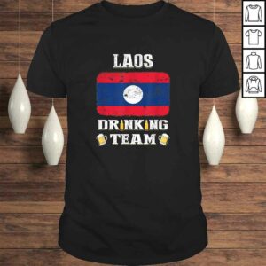 Official Laos Drinking Team Funny Beer Tee T Shirt 1