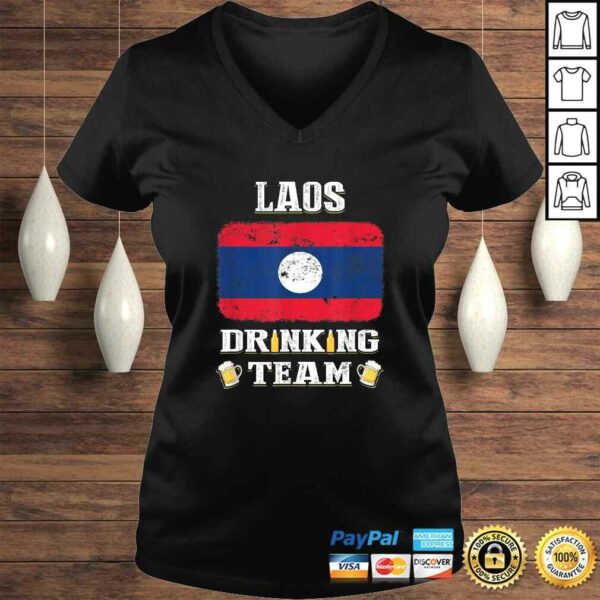 Official Laos Drinking Team Funny Beer Tee T-Shirt