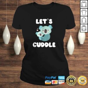 Official Lets Cuddle Koala Bears Love Heart Graphic TShirt 2 Official Lets Cuddle Koala Bears Love Heart Graphic TShirt 3