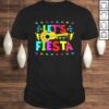 Official Lets Fiesta Mexican Cinco De Mayo Party V-Neck T-Shirt