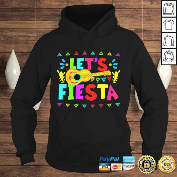 Official Lets Fiesta Mexican Cinco De Mayo Party V-Neck T-Shirt