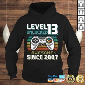 Official Level 13 Unlocked Awesome 2007 Video Game 13th Birthday V-Neck T-Shirt 3 Official Level 13 Unlocked Awesome 2007 Video Game 13th Birthday V Neck T Shirt 4