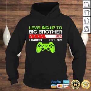 Official Leveling Up To Big Brother Est 2021 Vintage Funny Brothers V-Neck T-Shirt 3 Official Leveling Up To Big Brother Est 2021 Vintage Funny Brothers V Neck T Shirt 4