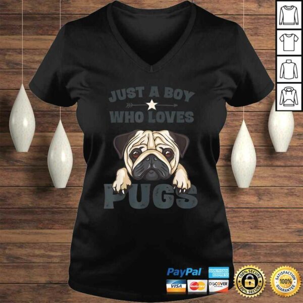 Official Love Pugs Shirt Funny Cute Pug Lover Saying Gift for Boys TShirt