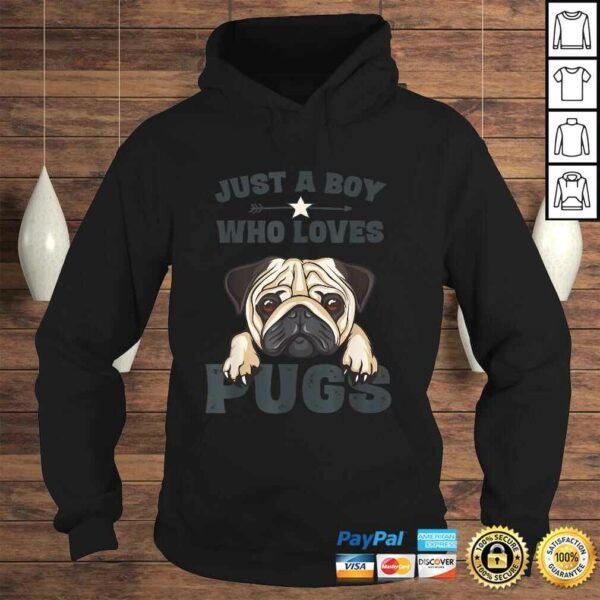 Official Love Pugs Shirt Funny Cute Pug Lover Saying Gift for Boys TShirt