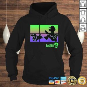 Official Luigis Mansion 3 Luigi And Polterpup Silhouette TShirt 4