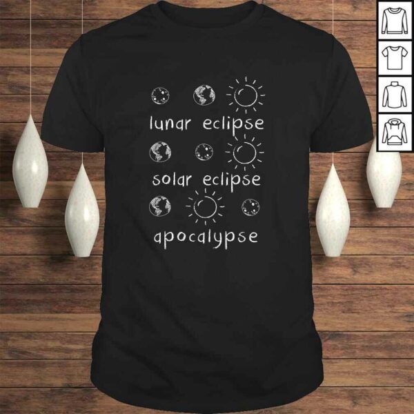 Official Lunar Solar Eclipse and Apocalypse Funny Science Gift Top