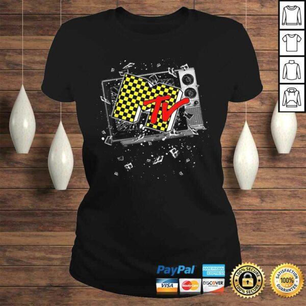 Official MTV Checker Board Breaking Tv Tee Shirt