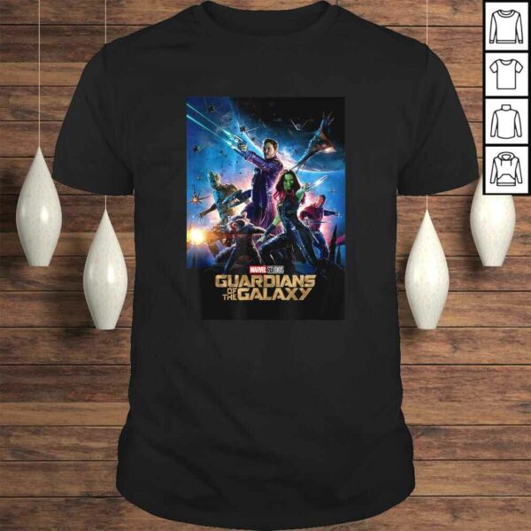 Official Marvel Studios Guardians Of The Galaxy Movie Graphic Shirt