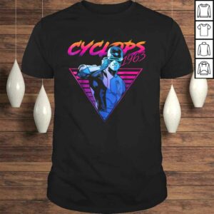 Official Marvel X-Men Cyclops Retro Neon Triangle Graphic TShirt Gift Official Marvel X-Men Cyclops Retro Neon Triangle Graphic TShirt Gift
