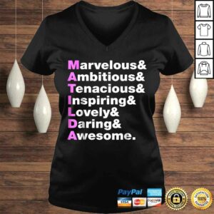 Official Matilda Name Gift Personalized Matilda TShirt 2