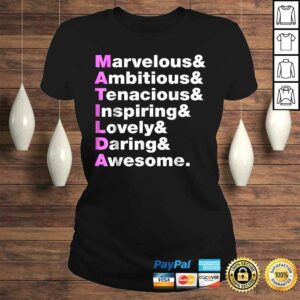 Official Matilda Name Gift Personalized Matilda TShirt 3