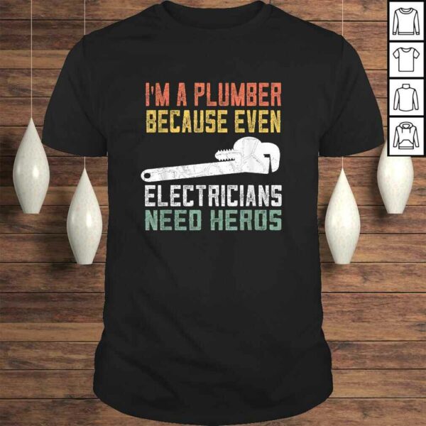 Official Mens Funny Plumber Gifts For Men Retro Plumbing Gift TShirt