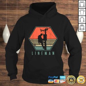 Official Mens Lineman Shirt Vintage Retro Electrician Gift Top 3 Official Mens Lineman Shirt Vintage Retro Electrician Gift Top 4