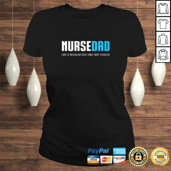 Official Mens Nurse Dad Funny Cute Fathers Day Gift RN V-Neck T-Shirt