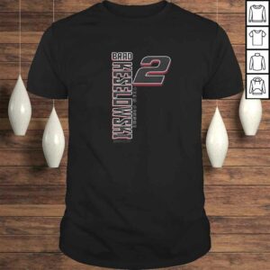 Official NASCAR Brad Keselowski Vertical Carbon Fiber Gift TShirt 1