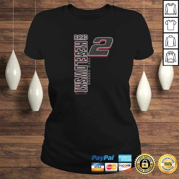 Official NASCAR  Brad Keselowski  Vertical Carbon Fiber Gift TShirt