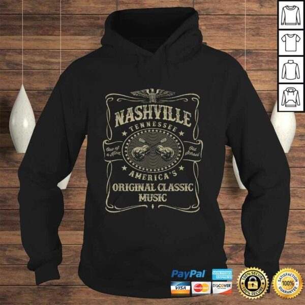 Official Nashville Music City USA Vintage Tee T-Shirt