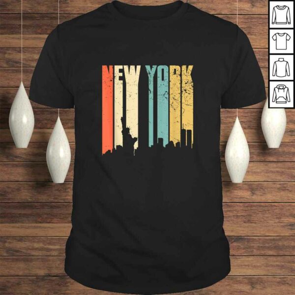 Official New York Retro Skyline City Shirt