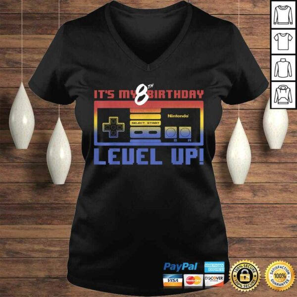 Official Nintendo It’s My 8th Birthday Level Up! SNES Controller Gift TShirt