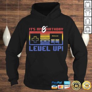 Official Nintendo Its My 8th Birthday Level Up! SNES Controller Gift TShirt 4