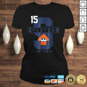 Official Nintendo Splatoon College Letter Turf Wars Graphic Shirt 2 Official Nintendo Splatoon College Letter Turf Wars Graphic Shirt 3