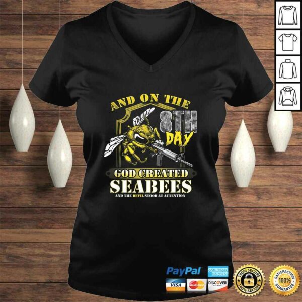 Official On the 8th Day God Created the Seabees TShirt