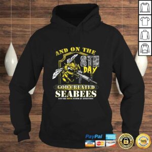 Official On the 8th Day God Created the Seabees TShirt 3 Official On the 8th Day God Created the Seabees TShirt 4