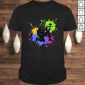 Official Paintball Team Shooting Sport and Player Splash Gift TShirt 1