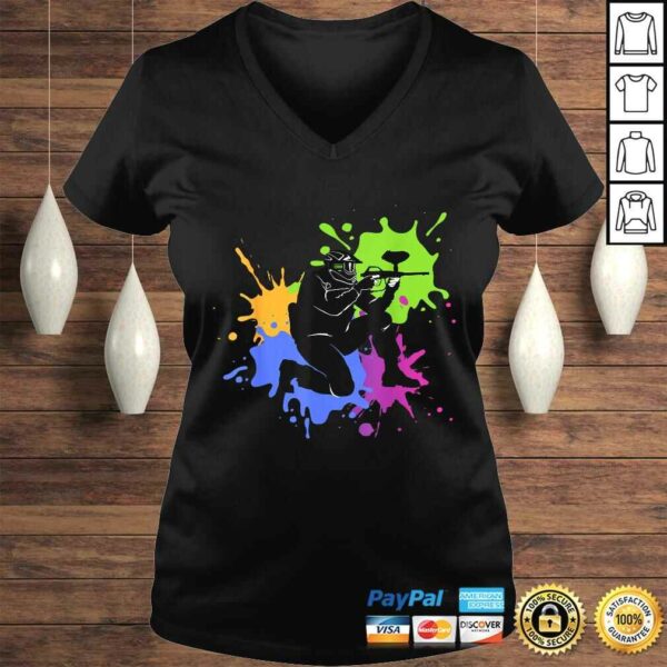 Official Paintball Team Shooting Sport and Player Splash Gift TShirt