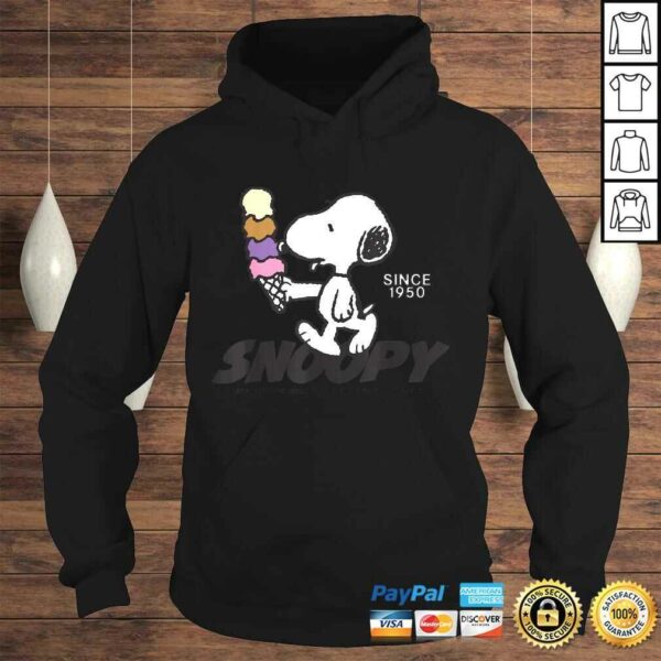 Official Peanuts Snoopy Ice Cream Cone TShirt