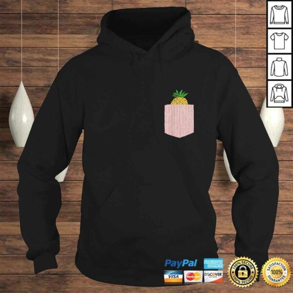 Official Pineapple Shirt  Cute Pocket Pineapple Fruit Gift Design V-Neck T-Shirt