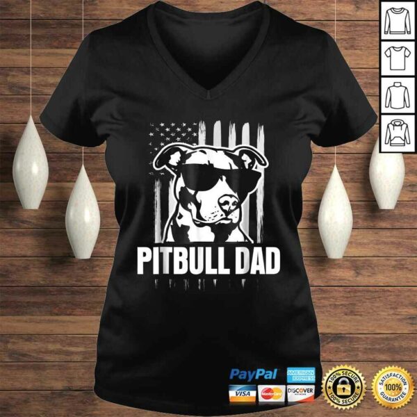 Official Pitbull Dad Mens Shirt Proud American Pit Bull Dog Shirt