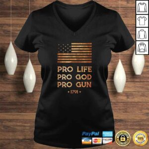 Official Pro Life Pro God Pro Gun - Right to Bear Arms 13 Star Flag TShirt 1 Official Pro Life Pro God Pro Gun Right to Bear Arms 13 Star Flag TShirt 2