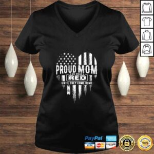 Official Proud Mom We Wear Red Friday Military Tee Shirt 1 Official Proud Mom We Wear Red Friday Military Tee Shirt 2