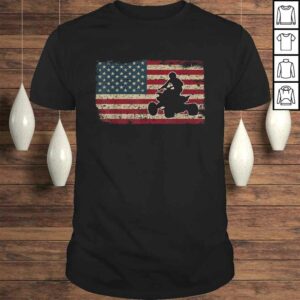 Official Quad Biker America Flag Gift I ATV Four Wheeler Quad Bike TShirt Official Quad Biker America Flag Gift I ATV Four Wheeler Quad Bike TShirt
