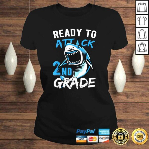 Official Ready To Attack 2nd Grade Boys Back To School Tee Shirt