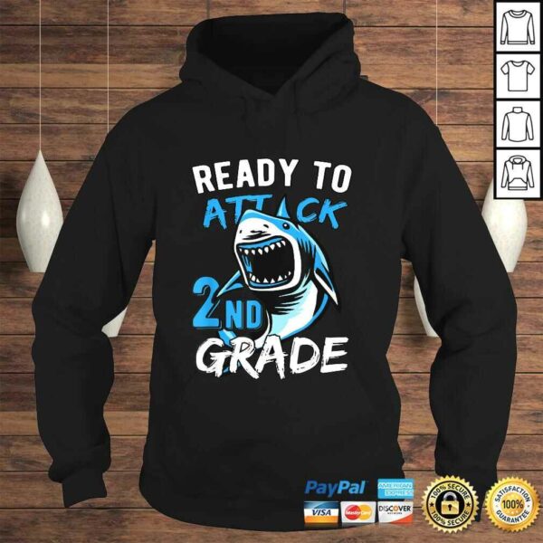 Official Ready To Attack 2nd Grade Boys Back To School Tee Shirt