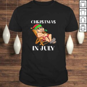 Official Relaxing Elf On Summer Vacation On Beach Christmas In July TShirt Official Relaxing Elf On Summer Vacation On Beach Christmas In July TShirt