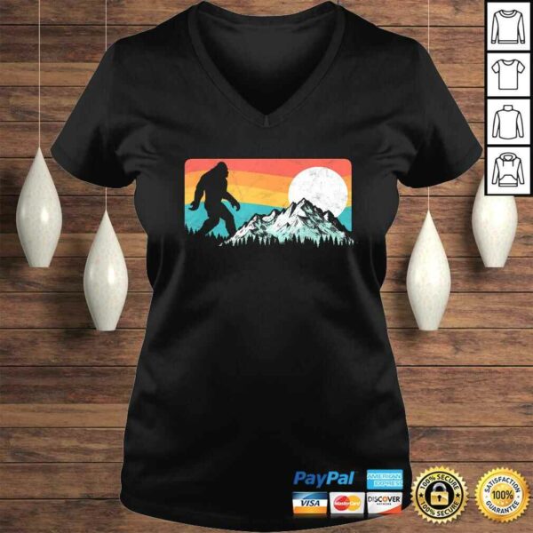 Official Retro Bigfoot Silhouette Rocky Mountains Tee T-Shirt