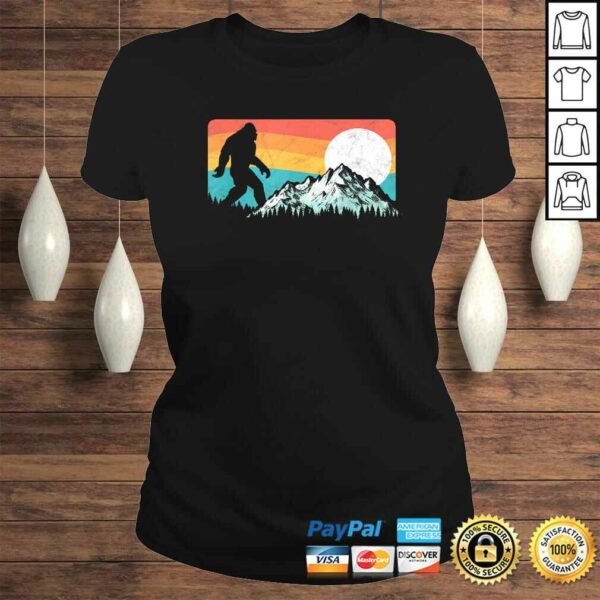 Official Retro Bigfoot Silhouette Rocky Mountains Tee T-Shirt