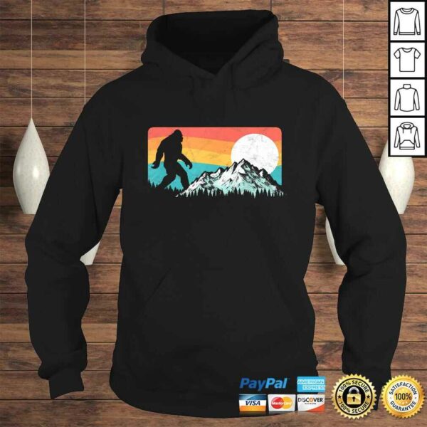 Official Retro Bigfoot Silhouette Rocky Mountains Tee T-Shirt