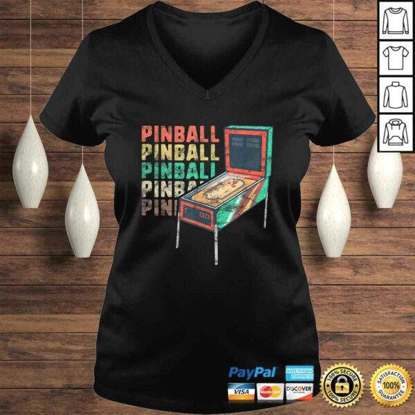 Official Retro Pinball Machine Shirt Women Men Gamer Geek Vintage Shirt