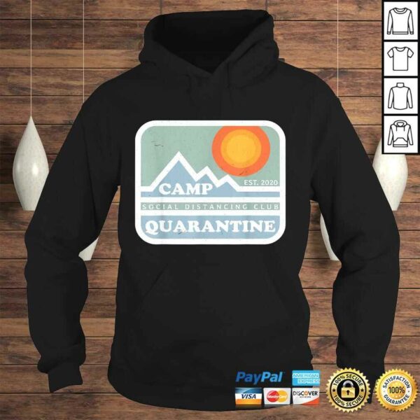 Official Retro Vintage Camp Quarantine Funny Social Distancing Tee T-Shirt