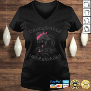 Official Rosie Unbreakable Pink Breast Cancer Warrior Survivor T shirt 2