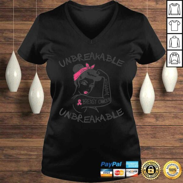 Official Rosie Unbreakable Pink Breast Cancer Warrior Survivor T-shirt