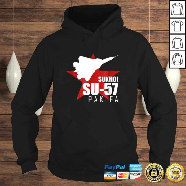 Official Russian Fighter Tee  SU57 PAK FA T-shirt